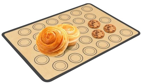Lunaobrik Tappetino da forno in silicone per cottura | Pellicola da forno riutilizzabile | Base resistente al calore per accessori da forno, per cucina, panetteria, ristorante e casa
