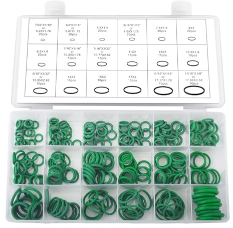 270 Pcs Automotive AC O Rings, Rubber O-Rings, O-Ring Gasket