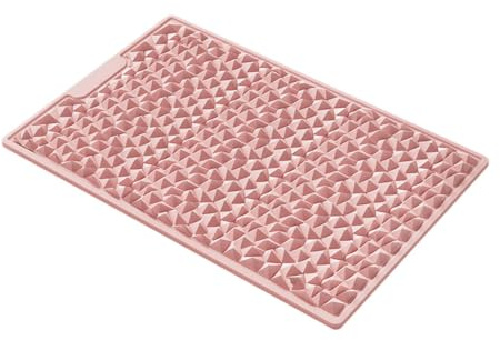 Sunerzenor Tapis de Massage Des Pieds, Tapis de Massage Par Points de Pression, Tapis de Réflexologie Plantaire En PP, Convient à La Maison, Au Bureau et Aux Per, Rose