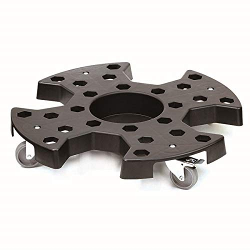 KATSU Transportroller Reifenaufbewahrungs und transportwagen, 136kg Tragkraft, strapazierfähig 4 Lenkrollen Rollwagen mit Bremse für bewegend Auto LKW Reifen Räder, 64 x 64 x 11,5cm