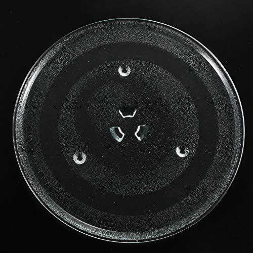 BlueNatHxRPR 11.25(288MM) Microwave Turntable Plate Microwave Cooking Tray Replacment Compatible for GE WB49X10097 HVM1540DP1BB HVM1540DP1WW HVM1540DP2BB HVM1540DP2WW Microwave Oven Cooking