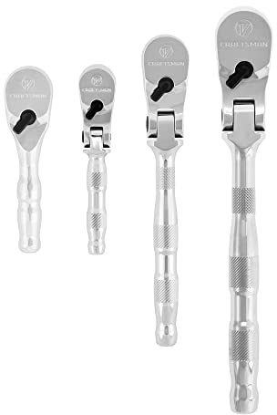Craftsman V-Series Ratchet Set, Flexible Head, 4 Piece (CMMT86507V)