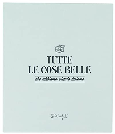 Mr. Wonderful Album fotografico premium Tutte le cose belle che abbiamo vissuto insieme