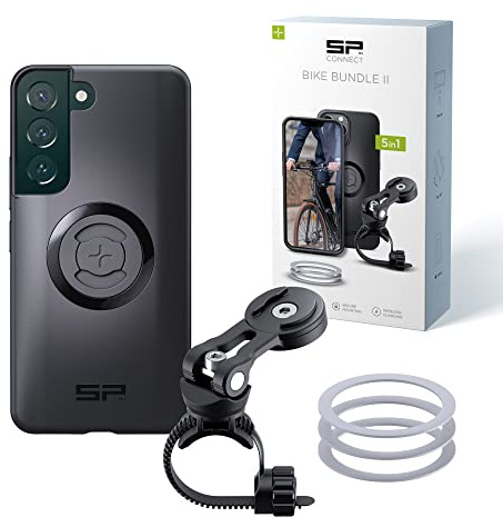 SP CONNECT Bike Bundle II | SPC+ | kompatibel mit Samsung S22 | Handyhalter für Fahrradlenker | Mountainbike Rennrad Handy Halterung