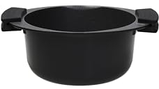 Tognana Avantspace, casseruola 2 manici 16 cm, alluminio, nero