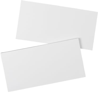 Ideen mit Herz Leinwand auf MDF-Rahmen | 2 Stück | Keilrahmen | Künstler-Leinwand | zum Bemalen mit Acryl- oder Öl-Farben | 390g/m² (20 cm x 40 cm)