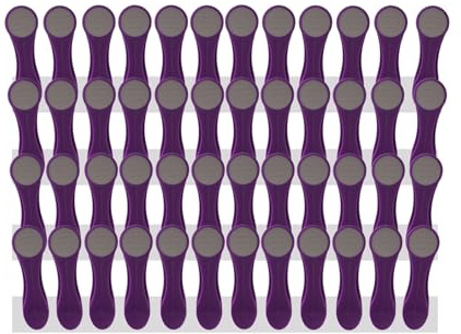 48 Wäscheklammern Wäscheclips mit Druckfedern aus Edelstahl und Soft Grip Softgrip Soft Touch Softtouch Flieder Grau