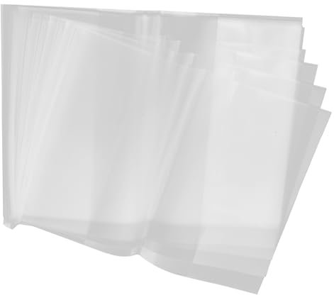 TEHAUX Klebefolie Transparent Buch Schutzhülle 10 Stück Durchsichtige Buchhülle Schüler-lehrbuchhülle Breite Verstellbar Buchschutzhülle Lehrbuchhülle Buchumschläge Für Schulbücher