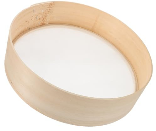 PAMINGONO Mehlsieb Aus Netzgewebe Rundes Backsieb Manuelles Mehlsieb Zum Backen Küchengerät Für Kuchen Pasta Und Langlebig Und Rostfrei