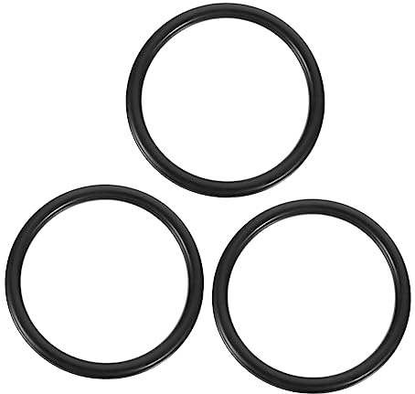 TOYANDONA 3 Piezas de Almohadilla de Caucho para Cuenco Musical, Cojín Grande para Cuencos Cantores Budistas, Accesorio de Percusión Manual para Instrumentos Rituales, Adecuado para Uso