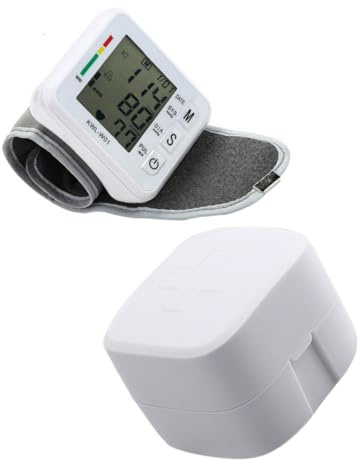 Hemobllo 1 ensemble Tensiomètre Électronique Au Poignet pour Mesurer la Tension Artérielle Appareil Compact et Utilisation Domestique et Voyage Conçu pour Seniors et Personnes Malvoyantes