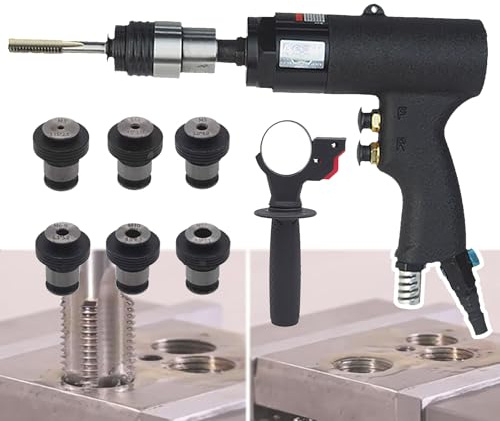 Maschiatrice Pneumatica (M3-M12), Pistola Pneumatica Portatile, Mandrino Autobloccante, Interruttore Di Marcia Avanti E Indietro, Per Produzione Industriale,A