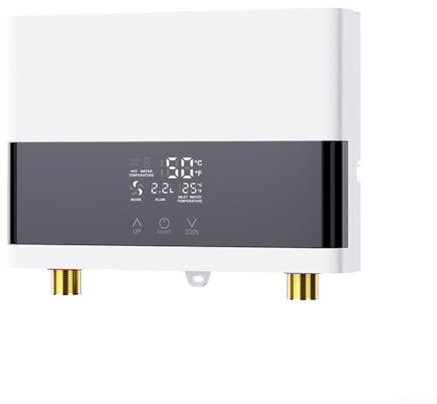 Pannelli solari monocristallini, scaldabagno elettrico portatile senza serbatoio, riscaldatore compatto a risparmio energetico, sicuro, con controllo della temperatura, impermeabile IPX4 (110 V 4000 W