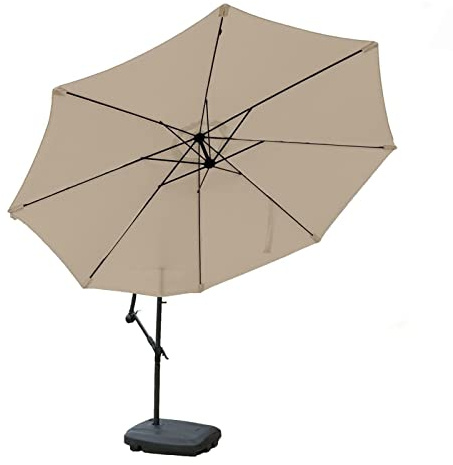 QYYZTQY Cantilever Outdoor Parasol Shade 3.5m Patio Umbrella