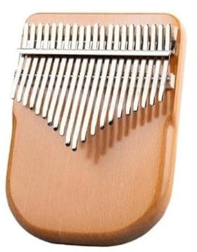 Fingerklavier-Kalimba Kalimba Mit 21 Tasten Aus Massivholz Professionell 17-Zoll-Tastatur Für Anfänger Tragbar(21 Key Yellow)