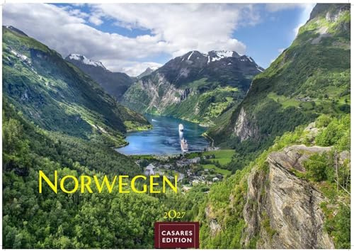 Norwegen Kalender 2027 – Wandkalender | Fotokalender Nordeuropa 35x50cm Grosses Format - Mit 12 atemberaubenden Norwegen-Fotografien, die die Schönheit der norwegischen Natur festhalten