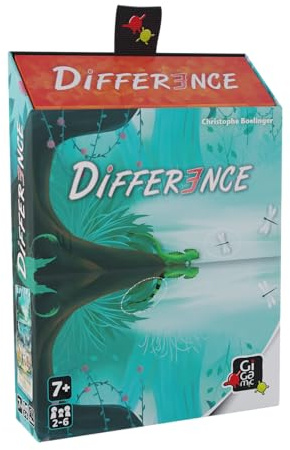 Gigamic, Difference, Familienspiel, Kartenspiel, 2-6 Spieler, Ab 7+ Jahren, 20 Minuten, Deutsch, Mehrsprachig