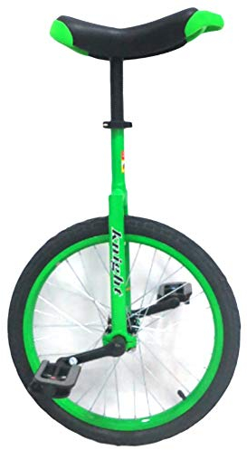 HWF Einrad Kinder 16 Einrad für Kinder, 20/ 24 Einrad für Erwachsene, Klein 12 Einrad für 5 Jahre Alte Kinder/Jungen, Einrad mit Alufelge, Grün (Color : Green, Size : 24 Inch Wheel)