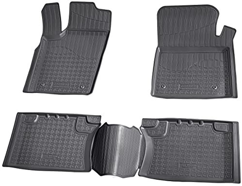 Recambo 3D Gummi Fussmatten passend für JEEP Grand Cherokee | WK2 | ab 2010> | passgenau + Rand