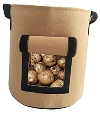 Toyvian 2pièces De Plantation Non Tissé De Culture De Pommes De Terre De Plantes avec Poignées Robustes Réutilisable pour Intérieur Et Extérieur