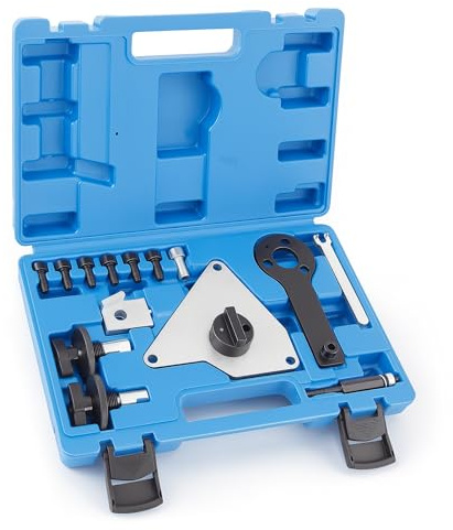 WAYCOJOY 14PCS Engine Timing Tool Kit Compatible with Alfa Romeo Lancia Delta Chrysler Delta Dodge Dart Jeep Compass Renegade Fiat Multiair 1.4 Engine, Crankshaft Alignment Locking Tool