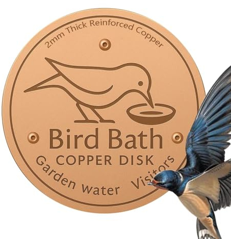 Piatto da bagno per uccelli | Pulitore per abbeveratoio per uccelli | Accessori per mangiatoie con sistema di supporto e inserto per la pulizia per ciotole d'acqua tutto l'anno fontana da giardino