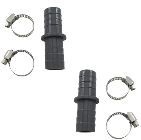 Gramigg Connettore Scarico per Lavandino in Plastica Resistente 21 Mm Raccordo Tubo Generale Facile da Installare Impianti Idraulici da Bagno Cucina Raccordo