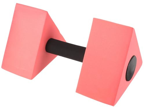 DOITOOL Mancuernas de Agua para Aeróbic Acuático 1 Pieza Color Rosa Seco Eva Pesas Hexagonales para Entrenamiento en Piscina Equipo Fitness Acuático para Adultos