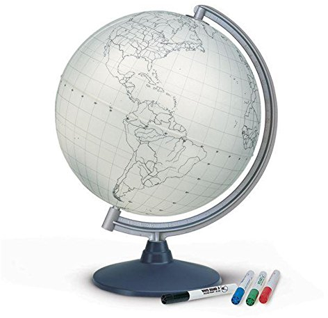 ST 3062: Stummer Kunststoff, unbeleuchtet, mit 4 Stiften (Globus für Kinder)