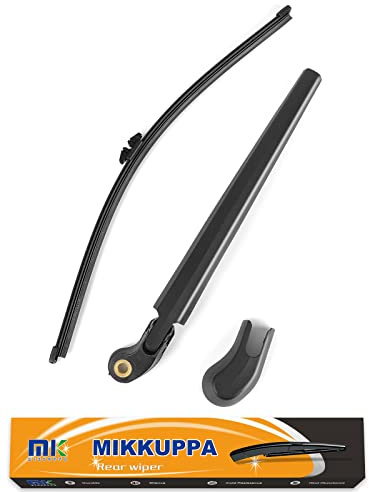 Rear Wiper Arm Blade - for X5 X5M E70 2007-2013 - MIKKUPPA Back Windshield Wiper Assembly Replacement - All Season Natural Rubber Cleaning Window
