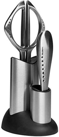 Global Forbici Cucina e pelaverdure con Pratico Supporto