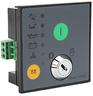 701K‑MS Modulo di controllo del generatore diesel con avviamento manuale Pannello di controllo automatico del motore a distanza con portachiavi