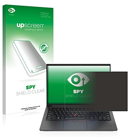 upscreen Blickschutzfolie für Lenovo ThinkPad E14 Gen 4 | Anti-Spy Displayschutz Made in Germany Privacy Screen Protector Sichtschutz Blaulichtfilter Klare Folie