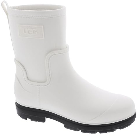 UGG Donna W Droplet Mid Stivale Classico, bianco, 37 EU