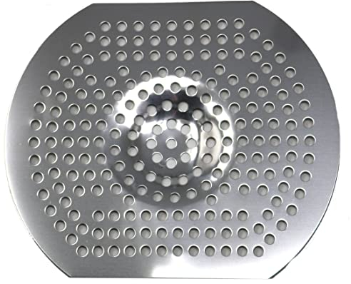 fiXte Large Stainless Steel Basin Sink Strainer Unblock Drains Food Wastage Hair Trap Kitchen Bathroom WC