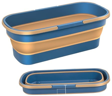Trapeador plano grande, trapeador de microfibra 2024, trapeador plano mágico giratorio de 360 ​​°, trapeador plano grande nuevo de 54 con raspador de deshidratación, trapeador de limpieza de paredes