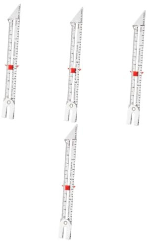 Lurrose 4stücke Quilting Ruler Für Präzise Messungen Nählehre Und Schneiderlineal Aus Robustem Für Patchwork Stoffe Und -projekte Praktisches Werkzeug Für Und Nähliebhaber