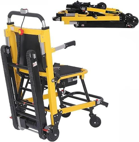 LYJYUJIE Montascale Elettrico Carrello Elettrico per Salire Le Scale, Sedia a rotelle per Salire Le Scale, Scooter per disabili, montascale Portatile, sedie a rotelle elettriche per Salire Le Scale~/