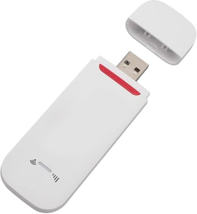 4G LTE USB WiFi Modem Mobile Internetgeräte mit SIM Kartensteckplatz, Tragbarer Reise Hotspot, Unterstützt Bis zu 10 Benutzer 500 Mbit/s, Unterstützt FDD LTE: B1/B3/B7/B8/B20
