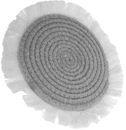 SHOWERORO Cotton Rope Placemat Heat Resistant Pot and Pan Protectors Boho Decor Hot Mats for Countertop Kitchen Decor Accessories