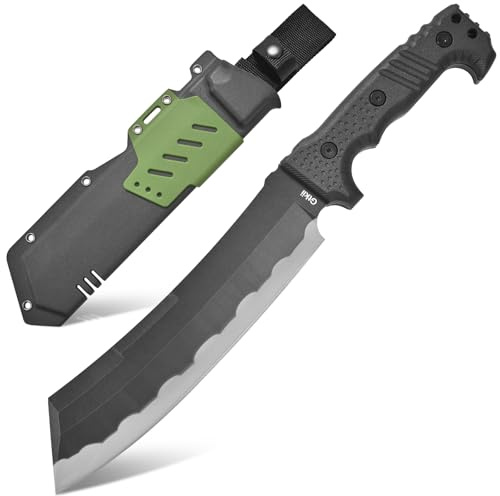 Gtkii GTK10 Fixed Blade Knife DC53 Steel Blade Full Tang Nylon Fiberglass Handle Massive Cool Knifes for Jungle Hunting Camping Bushcraft Adventure
