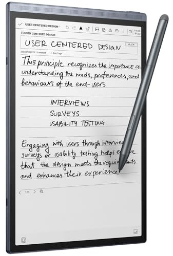 iflytek AINOTE Air 2 Paper Tablet, Tablet E-Ink da 8,2 con AI trascrizione vocale a testo, supporto multilingue CHATGPPT con penna WECOM per riunioni, studio, 32G