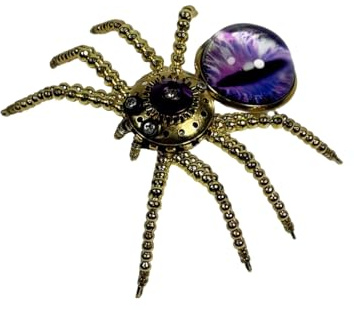 160-teiliges 3D-Modellbausatz Für Mechanische Zahnradspinne, Spinnen-Kühlschrankmagnet, Spinnenbrosche, Wohnaccessoire, Multifunktionales Accessoire Im Retro-Stil