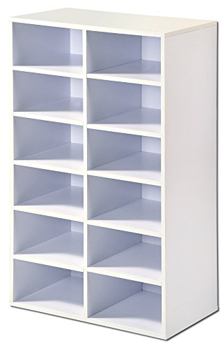 Kesper Universalschrank, Holz, weiß, 51.5 x 29.5 x 87 cm