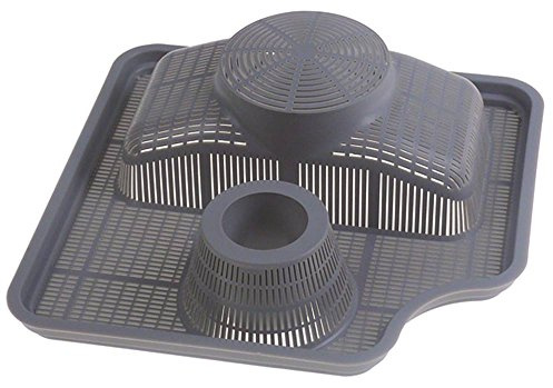 Filtro plano Comenda para lavavajillas Hoonved C60DE, C53DE, C68E, C68DE, C6DE, SP50DE, Comenda LF321A, LF321 ancho 265 mm