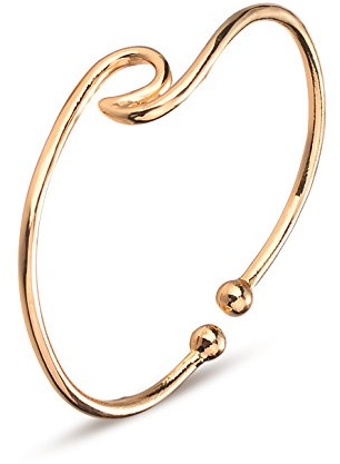 QIAN0813 Bohemia Ocean Wave Bracelet Wave bangle Wire wrap Gold Silver Sea Wave Island Surfer Cuff Adjustable Bracelet