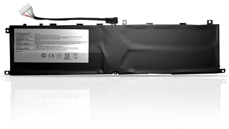BTY-M6L Laptop Battery Replacement for MSI GS65 GS75 Stealth Thin 8SE 8SF 8SG 8RF 9SD 9SE 9SF 9SG PS63 Modern 8RC P65 Creator 8RD 8RE P75 GS60 Series(15.2V 80.25Wh)