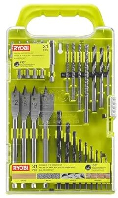 Ryobi RAKDD31 31-teiliges Bohr- und Schraubenset