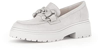 Gabor Donna Mocassini, Signora Pantofole,Soletta Removibile,Scarpe da College,Scarpe Business,Pantofola,Grigio (Lightgrey),37.5 EU / 4.5 UK