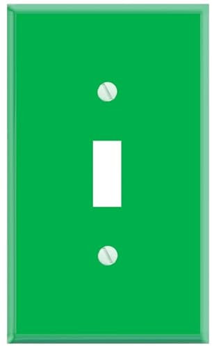 Solide, grüne Kipp-Lichtschalterplatte, Frontabdeckung, Wandplatte